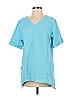 Unbranded Teal Short Sleeve Blouse Size 5 - photo 1