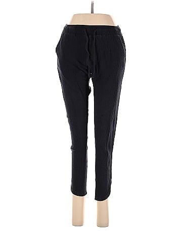 Pact 100% Cotton Black Casual Pants Size S - 39% off