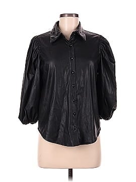 Forever 21 Faux Leather Top (view 1)