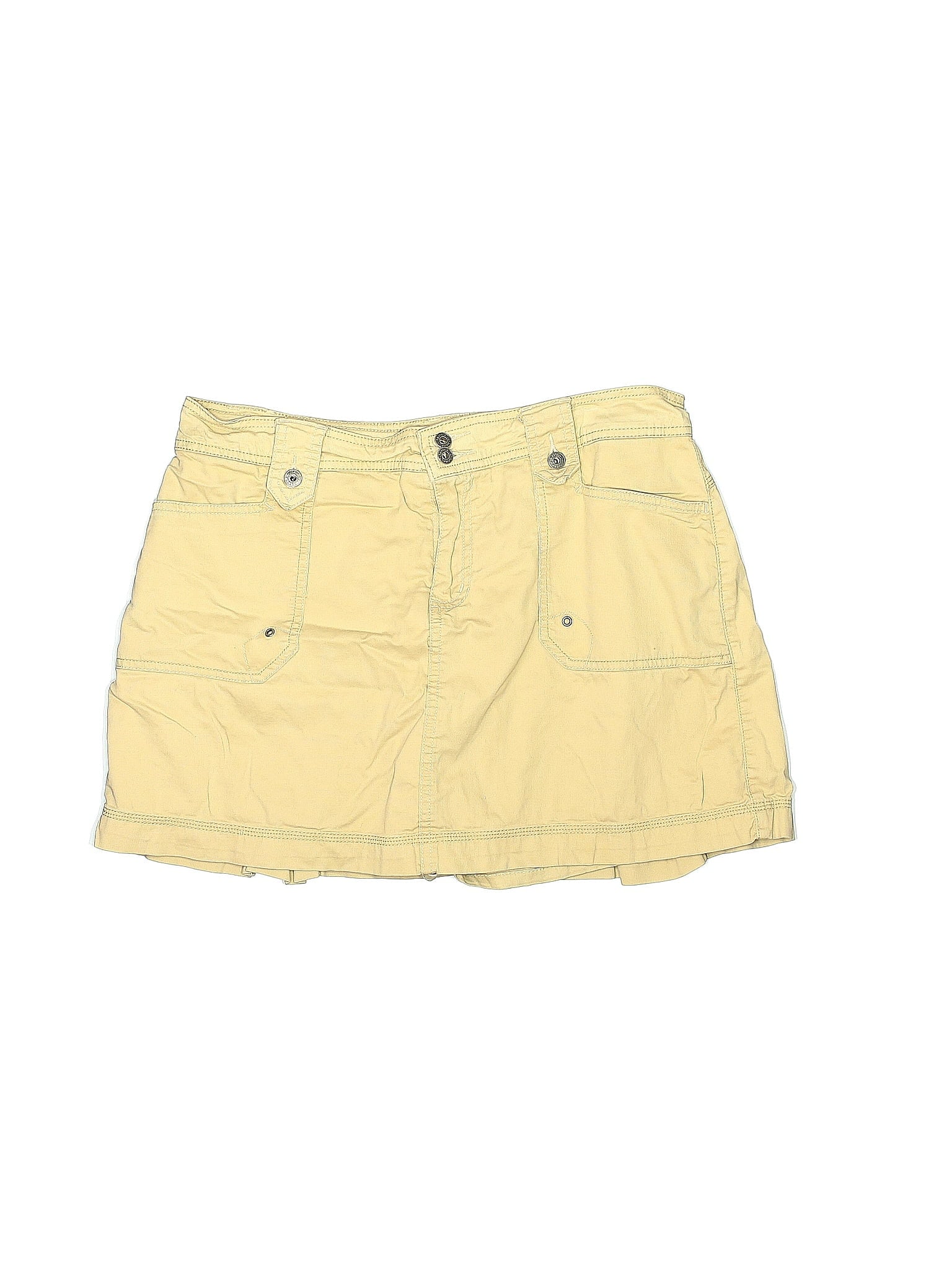 Skort En Jean Gloria Vanderbilt Taille 10 - Bleu Clair Cargo Avec Poches