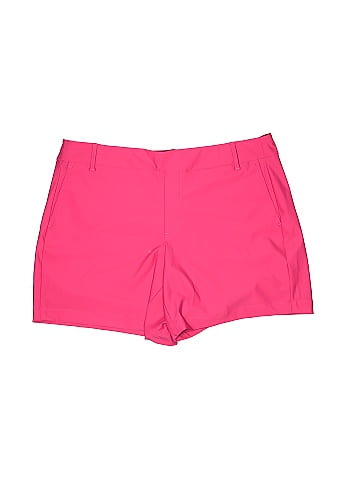 SPANX Solid Pink Khaki Shorts Size XL - 59% off