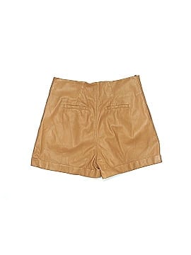 7 For All Mankind Leather Shorts (view 2)