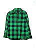 J.Crew Checkered-gingham Argyle Grid Plaid Green Long Sleeve Button-Down Shirt Size 6 - photo 1