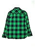J.Crew Checkered-gingham Argyle Grid Plaid Green Long Sleeve Button-Down Shirt Size 6 - photo 2