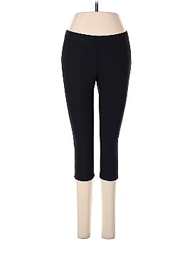 Bodyactive Women's Polyester Spandex Black Capri Yoga Pants with