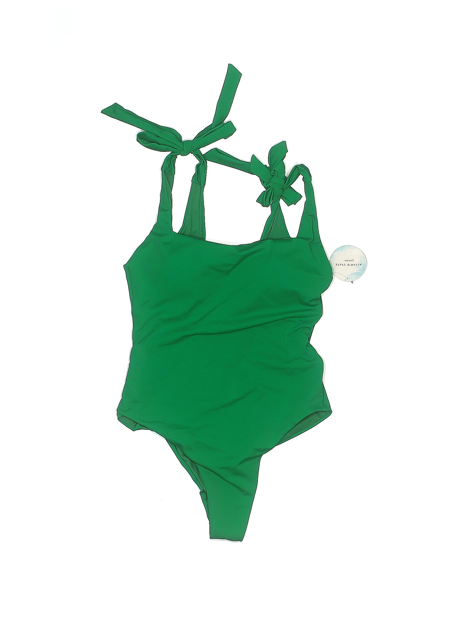 Altard State Solid Green One Piece Swimsuit Size S 66 Off Thredup