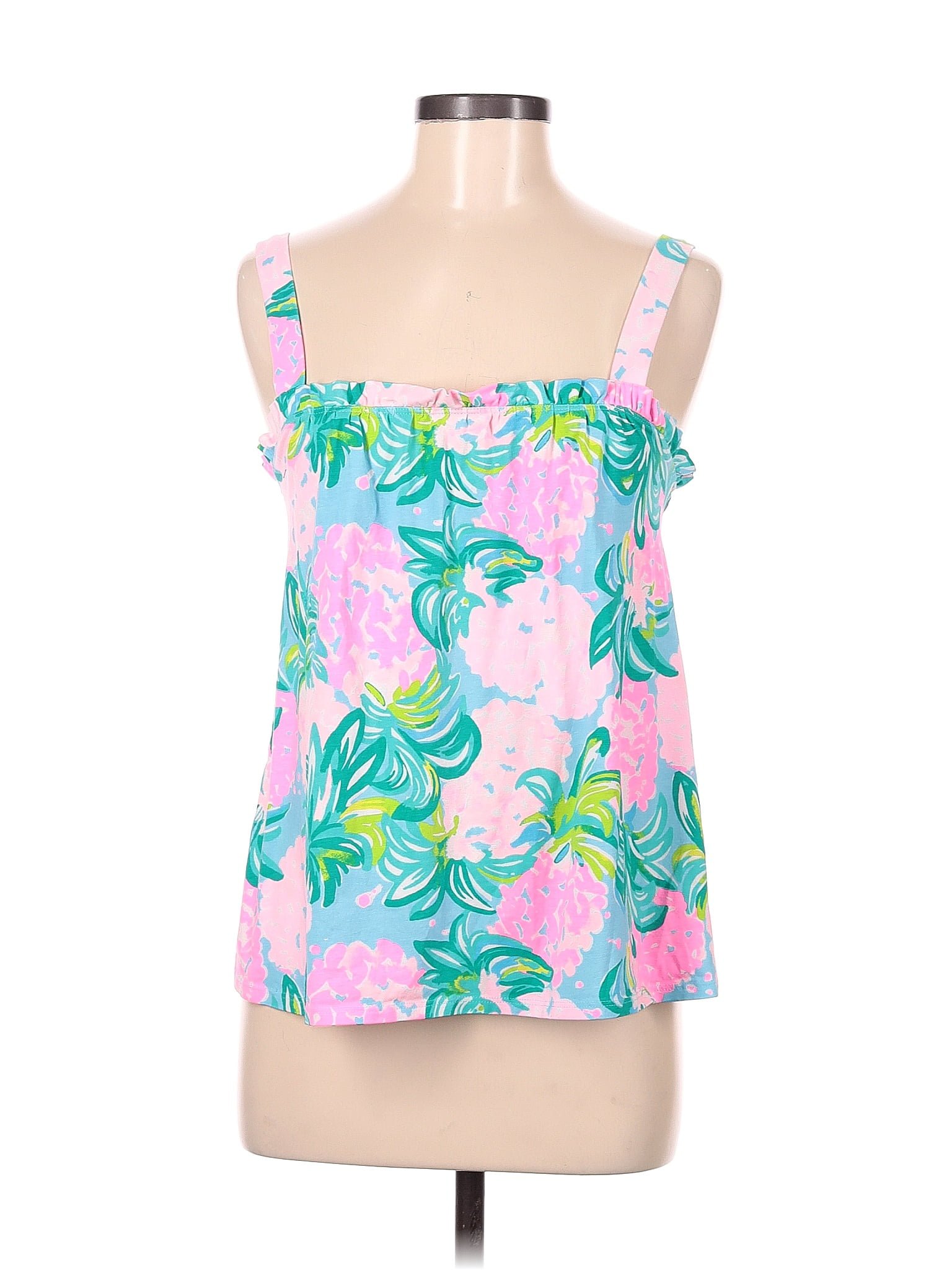 Lilly Pulitzer Tropical Pink Sleeveless Top Size M 68 Off Thredup