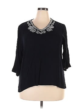 Cathy Daniels 3/4 Sleeve Blouse (view 1)