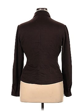 Donna Morgan Long Sleeve Button-Down Shirt (view 2)