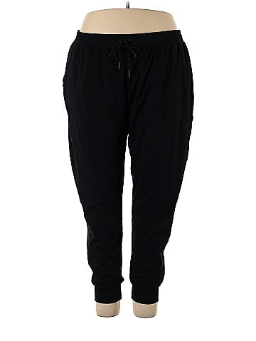 Zella Black Active Pants Size 2X (Plus) - 63% off