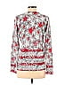 leo & ugo Silver Long Sleeve Blouse Size 3 - photo 2