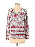 leo & ugo Silver Long Sleeve Blouse Size 3 - photo 1