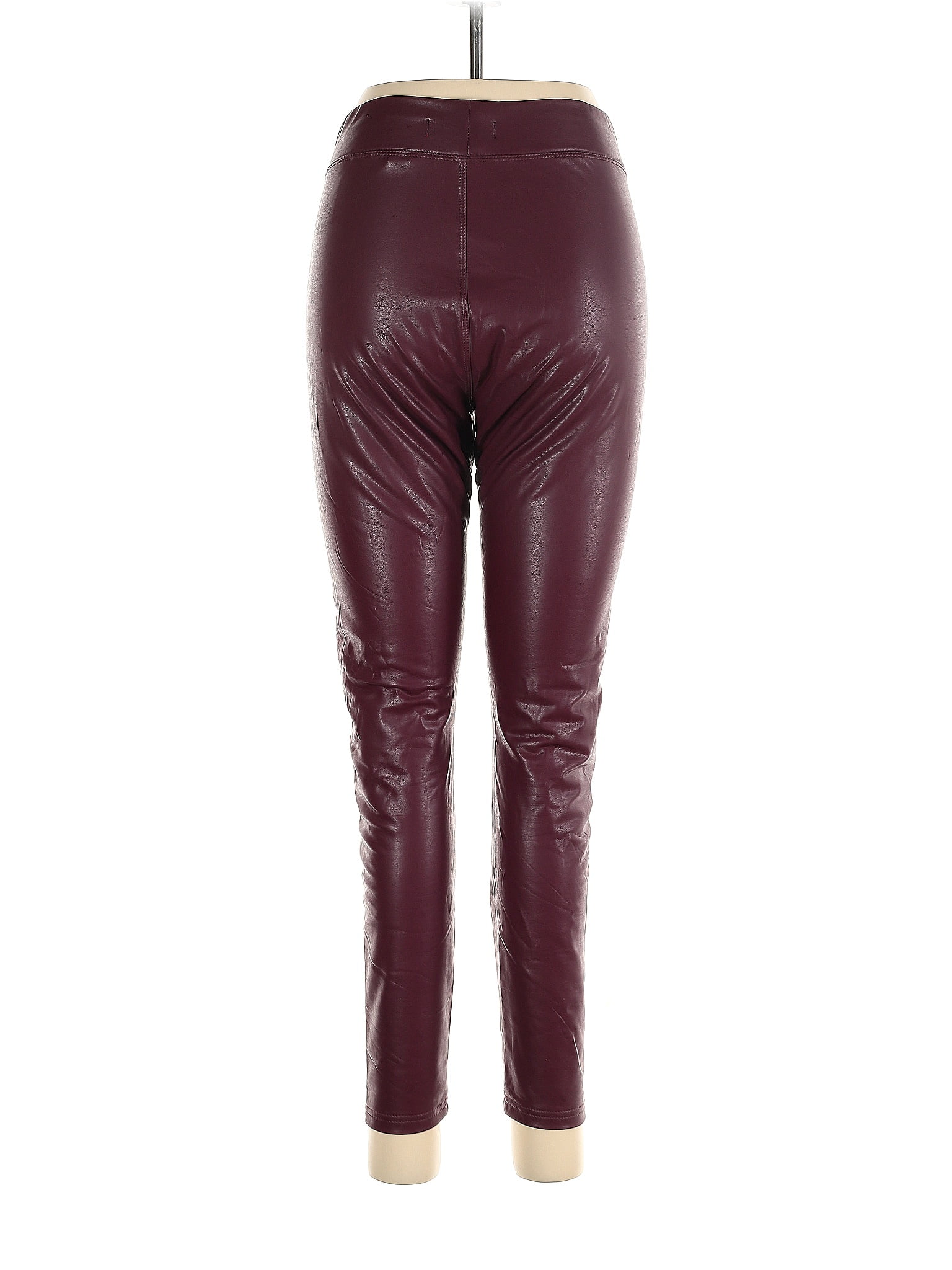 Plain Maroon Women's Faux Leather Pant, Size: S-XL at Rs 260/piece in Noida