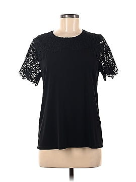 Karl Lagerfeld Paris Short Sleeve Blouse (view 1)