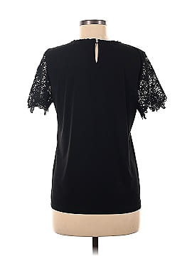 Karl Lagerfeld Paris Short Sleeve Blouse (view 2)