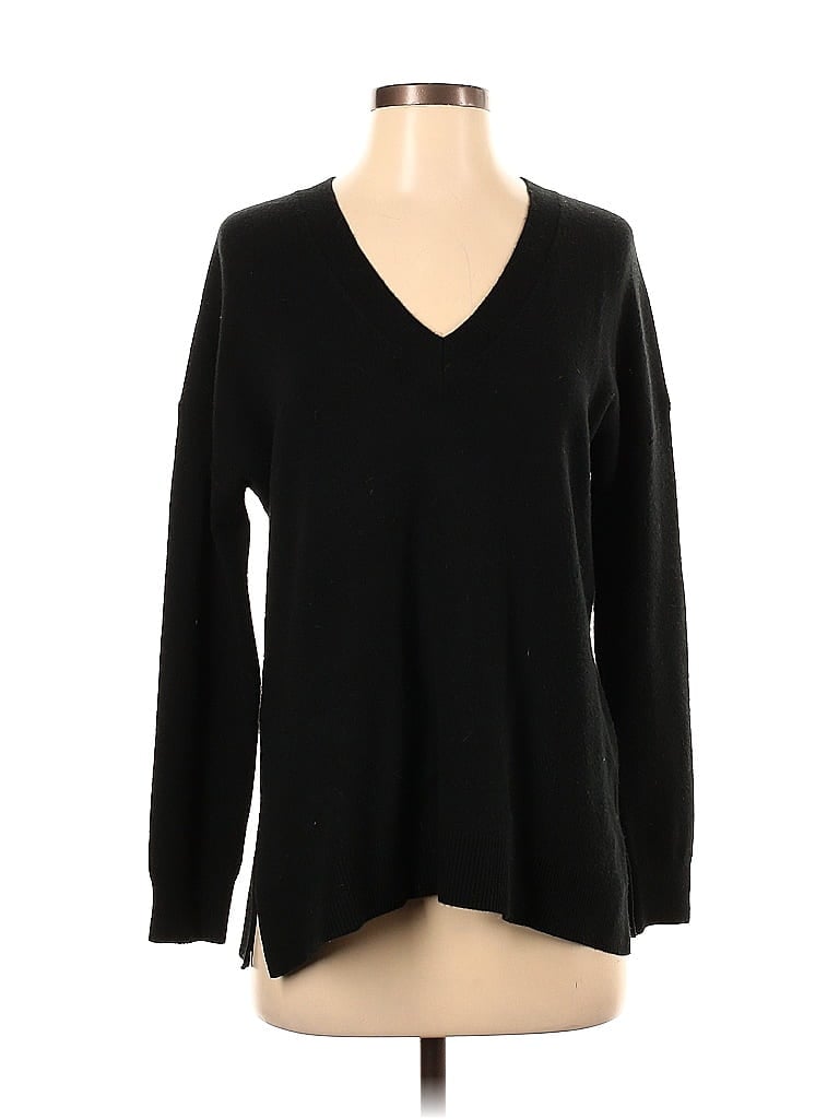 Pre-owned French Connection Pullover Sweater In Black