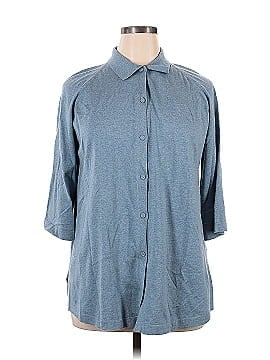Jarbo 3/4 Sleeve Button-Down Shirt (view 1)