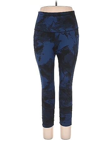 all in motion Multi Color Blue Leggings Size XL - 43% off