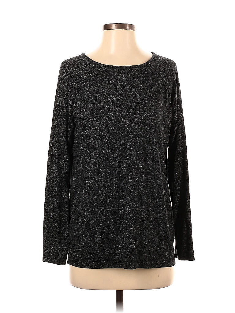 Pre-owned Ann Taylor Loft Pullover Sweater In Gray