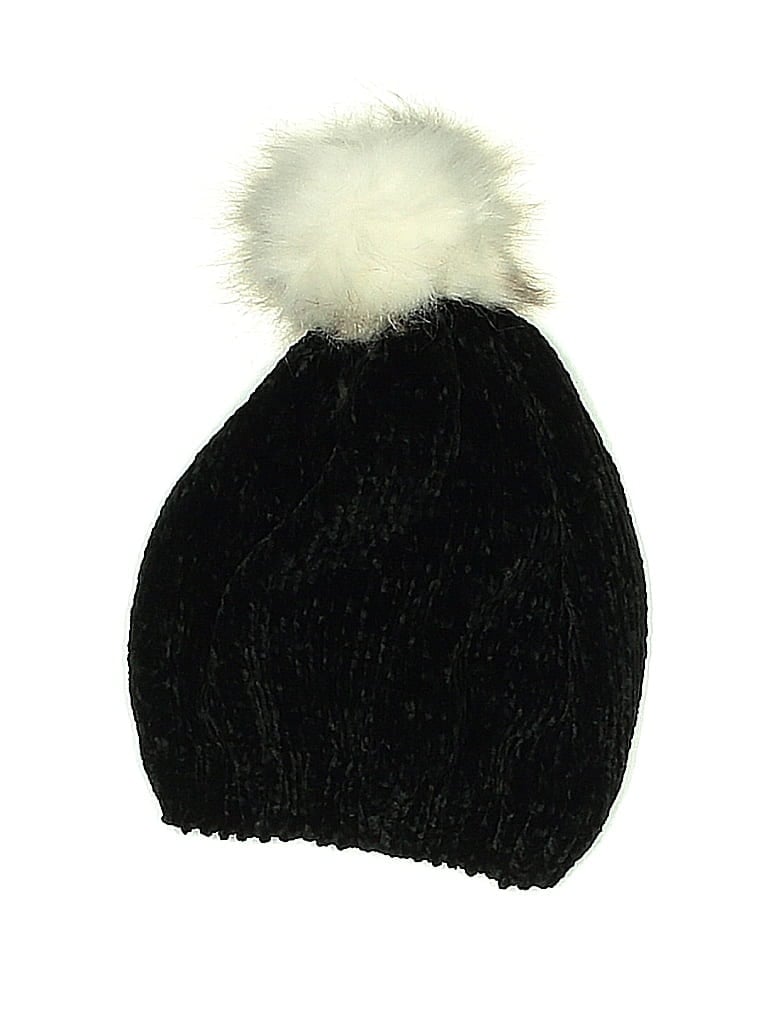 2 Chic 100% Polyester Black Beanie One Size - photo 1