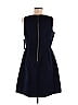 Tahari by ASL 100% Polyester Solid Blue Casual Dress Size 10 (Petite) - photo 2