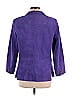 Ultrasuede Purple Leather Jacket Size 10 - photo 2