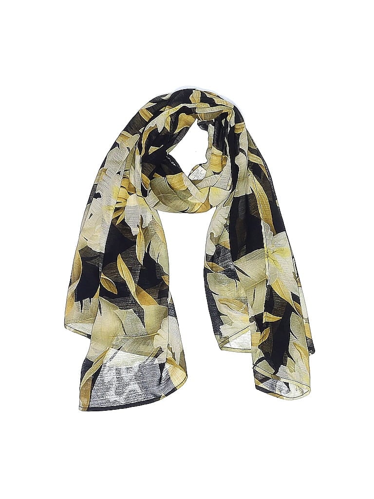 Sessa 100% Polyester Yellow Scarf One size - photo 1