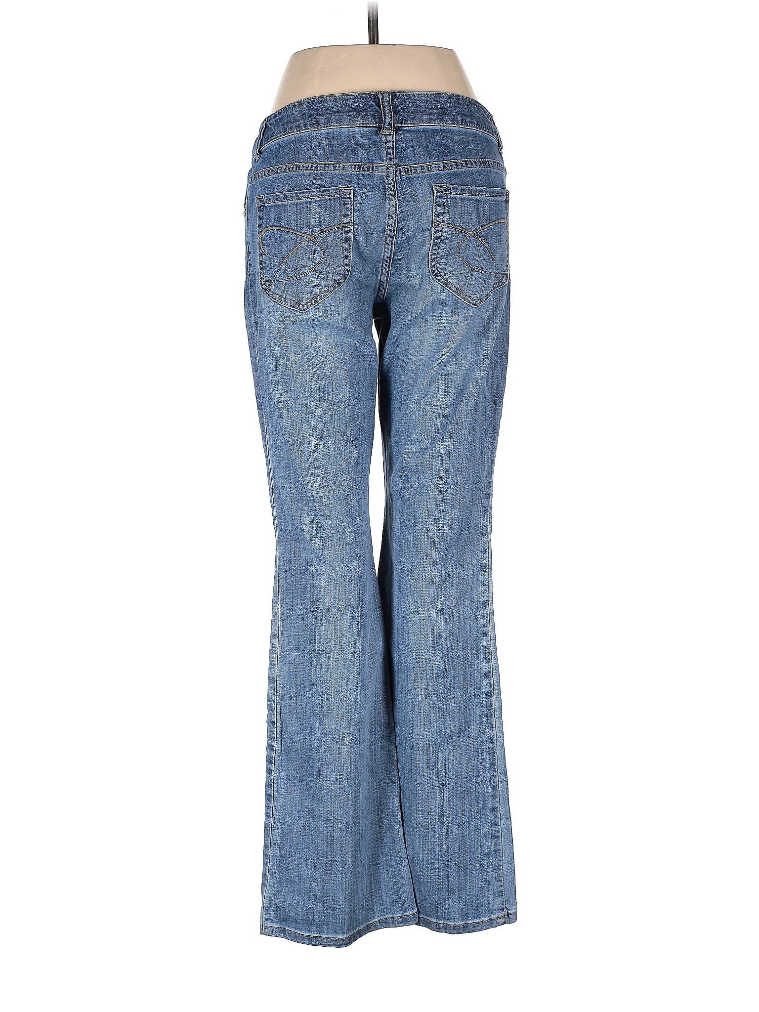 Chico's Solid Blue Jeans Size Sm (0) - 78% off