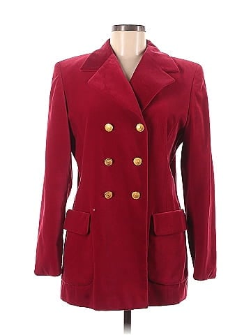 Escada Sport Solid Red Coat Size 40 (EU) - 76% off