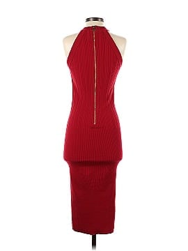 Balmain Ribbed-knit Midi Dress (view 2)