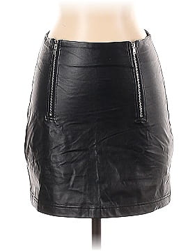 Shein Faux Leather Skirt (view 1)