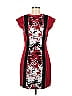 Aryeh Jacquard Graphic Red Casual Dress Size M - photo 1