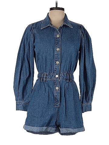 Zara blue hot sale romper