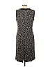 Talbots Jacquard Marled Tweed Gray Casual Dress Size 12 - photo 2