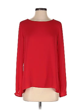 Tobey Grey Long Sleeve Blouse (view 1)