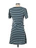 Love, Fire Stripes Teal Casual Dress Size M - photo 2