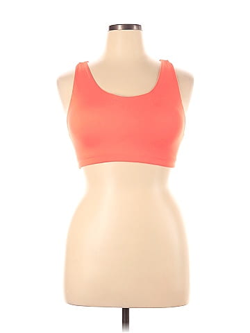 Senita Athletics 100% Polyester Orange Sports Bra Size XL - 48% off