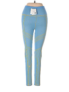 Fendi Stripe Logo Yoga Pants in Blue