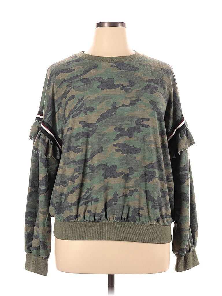 Pre-owned Offline By Aerie Sweatshirt In Green