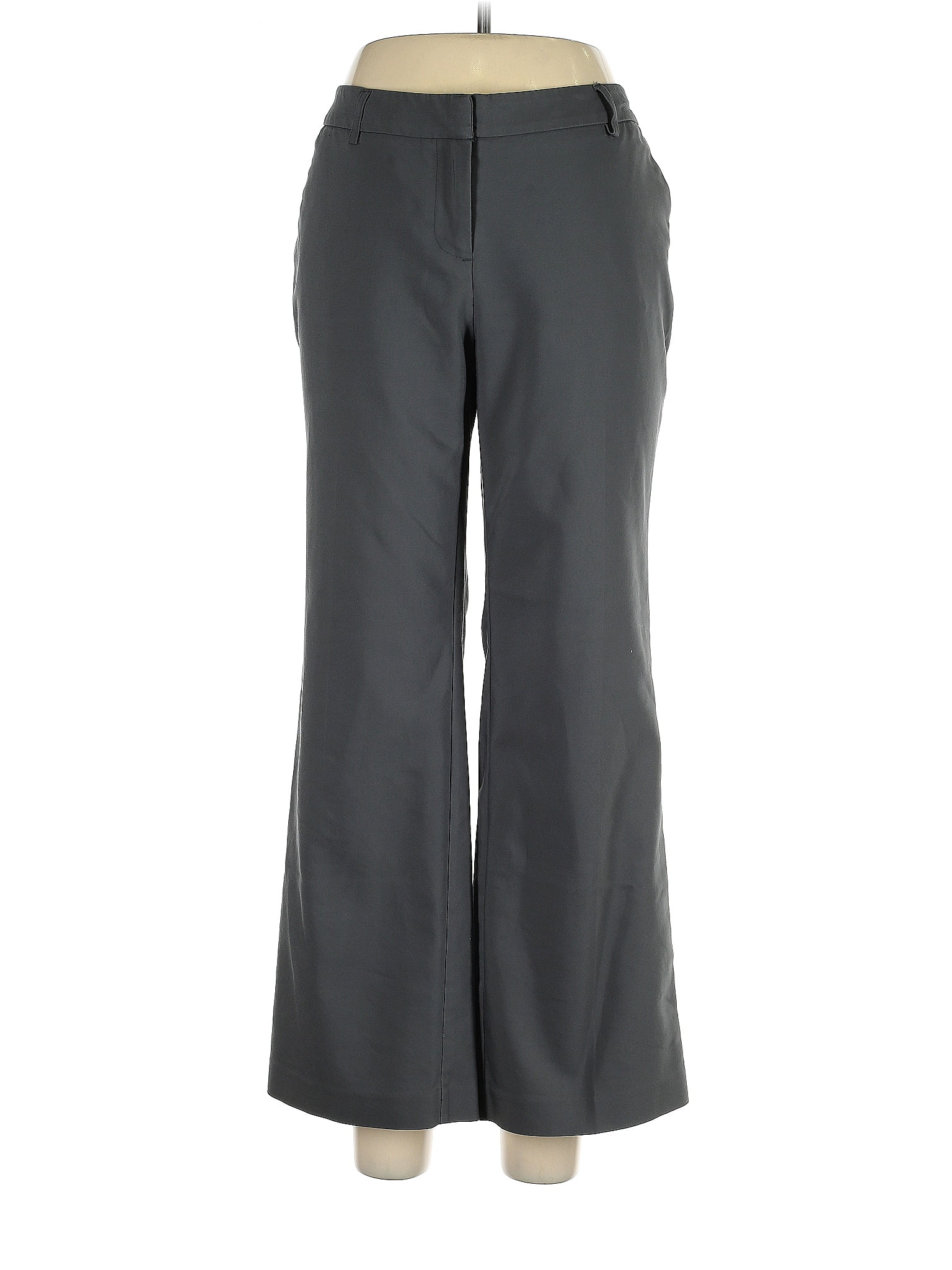Simply Vera Vera Wang Solid Gray Black Leggings Size XL (Petite) - 46% off
