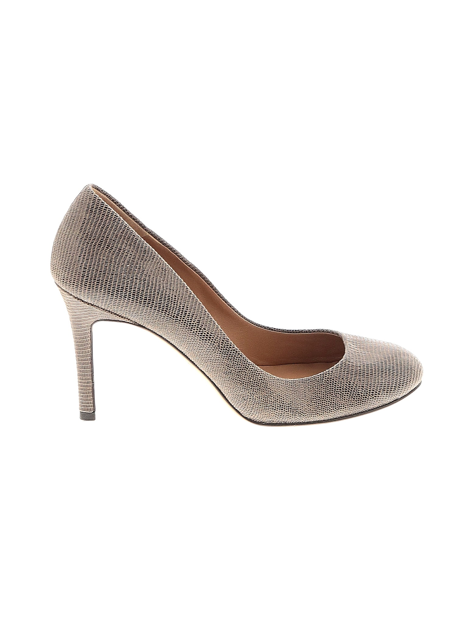 Ann Taylor Metallic Gray Heels Size 7 81 Off Thredup