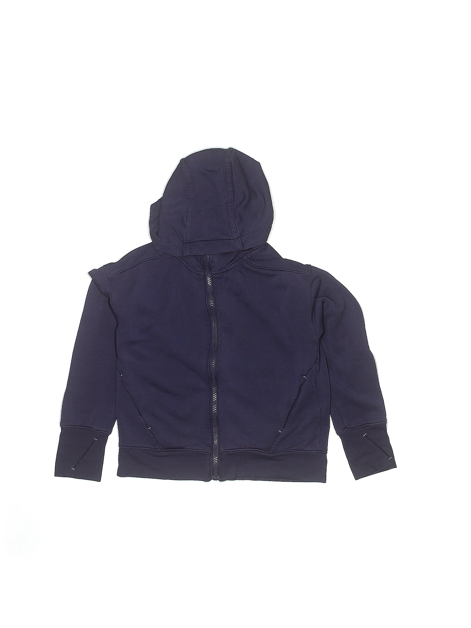 all in motion Solid Blue Zip Up Hoodie Size 6 54 off ThredUp