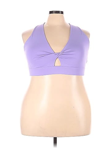 Fabletics Purple Sports Bra Size 3X (Plus) - 37% off