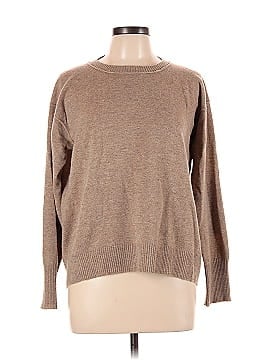 Wrap Wool Pullover Sweater (view 1)