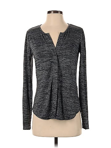 Banana Republic Color Block Gray Long Sleeve Top Size XS 76 off