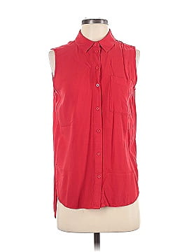 Velvet Heart Sleeveless Button-Down Shirt (view 1)