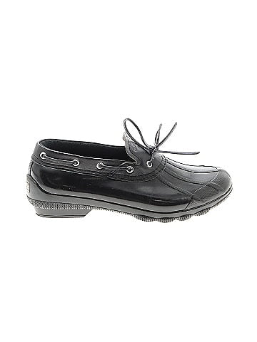 Sperry black best sale flats