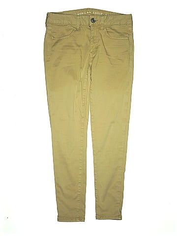 Under Armour Solid Yellow Active Pants Size L - 41% off