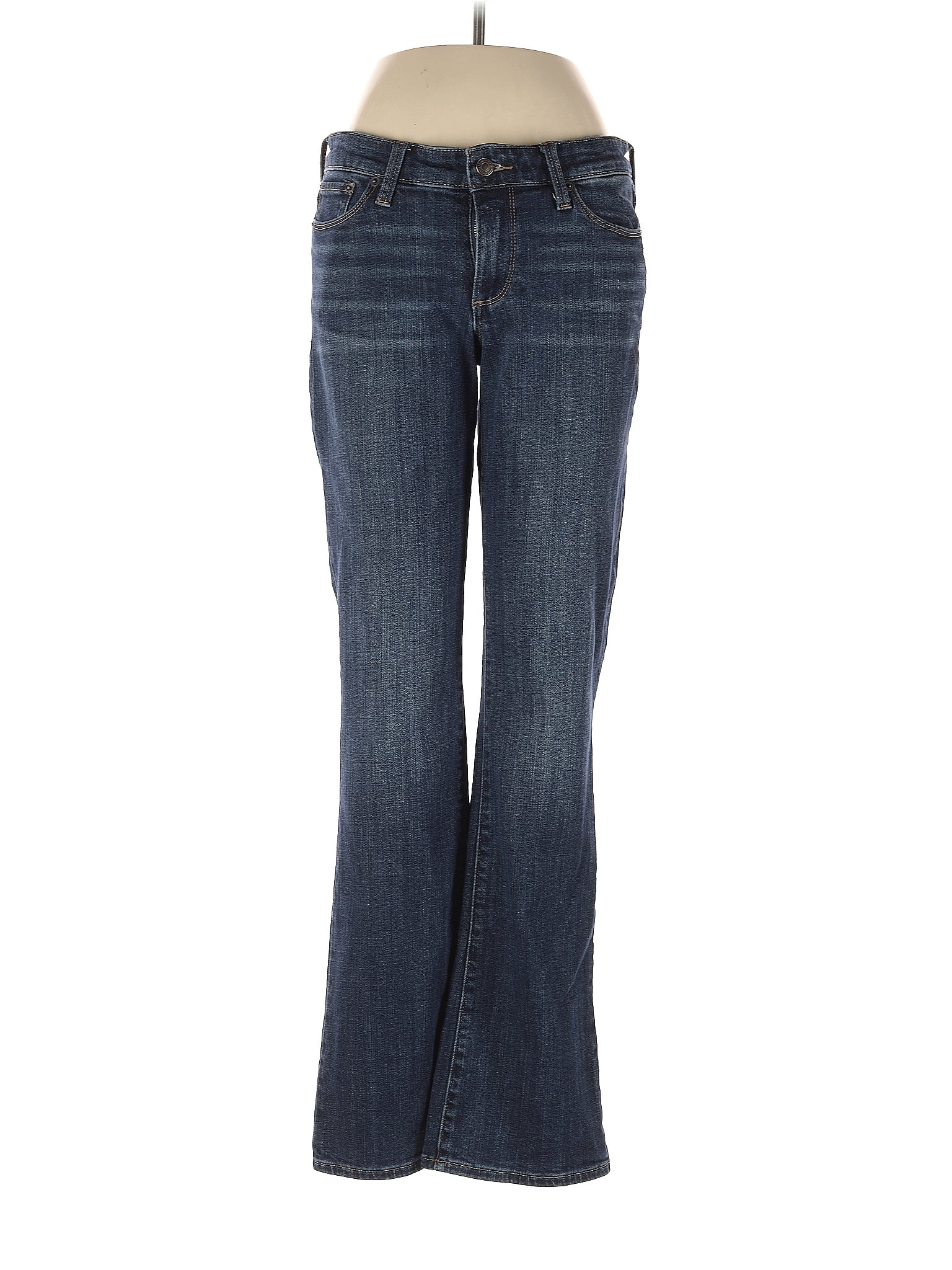 Lucky Brand Solid Blue Jeans Size 8 - 69% off