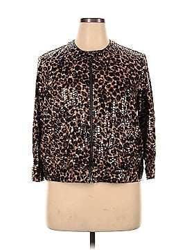 Ruby Rd. Faux Leather Jacket (view 1)